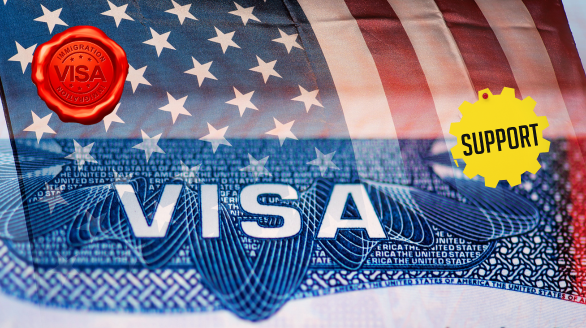 Dream Rise Education Consultants providing expert Visa Application Support and final document review for a client.